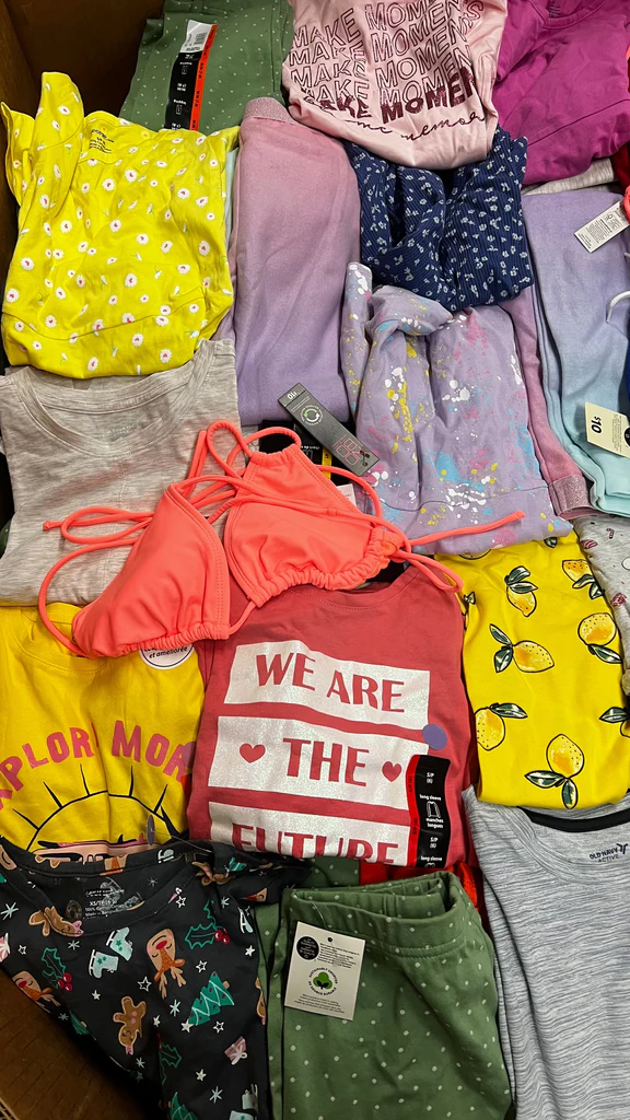 Clothing Pallet 720+ Pieces (Kids Clothing